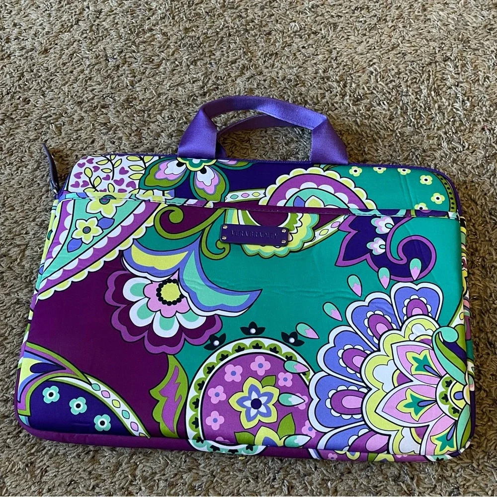Vera Bradley Purple Laptop Bag